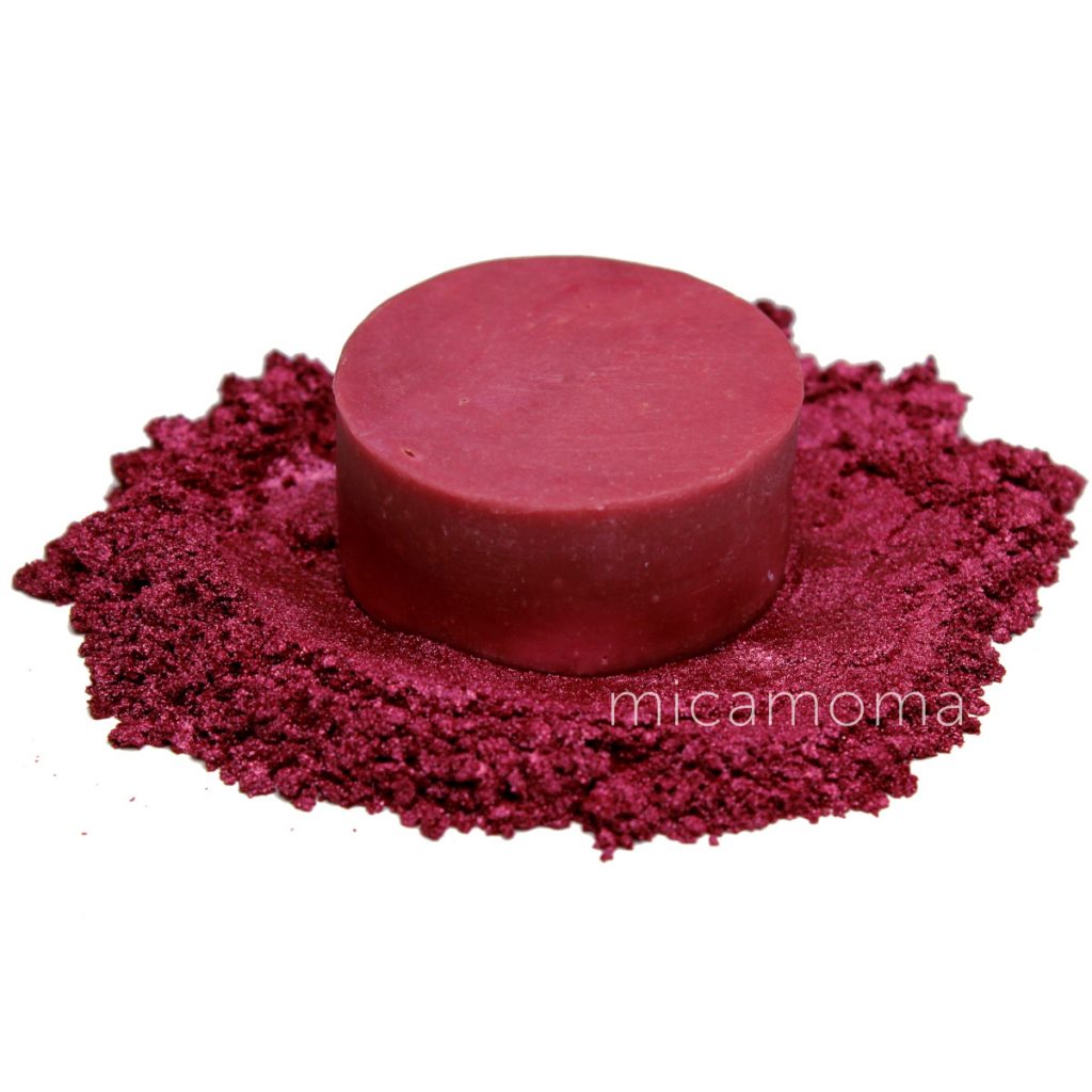 Red Cosmetic Mica Powder | Bordeaux | Micamoma.co.uk