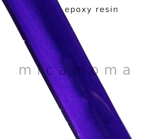 Purple Berries Mica powder in Epoxy Resin