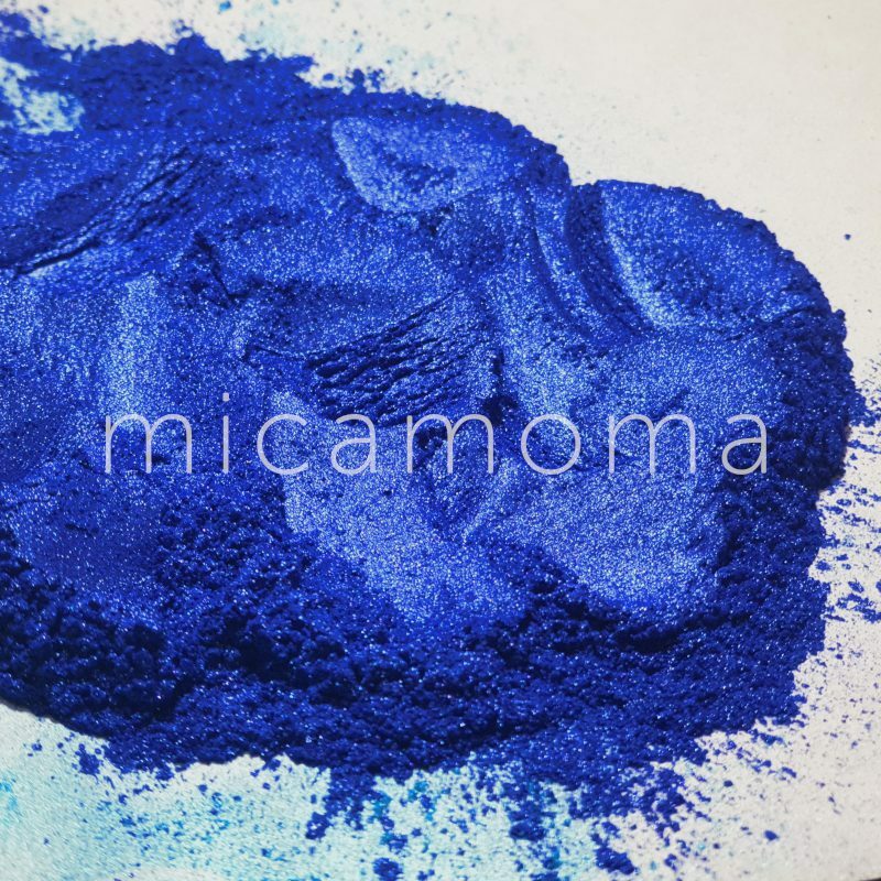 Royal Navy Blue Mica Powder in Soap