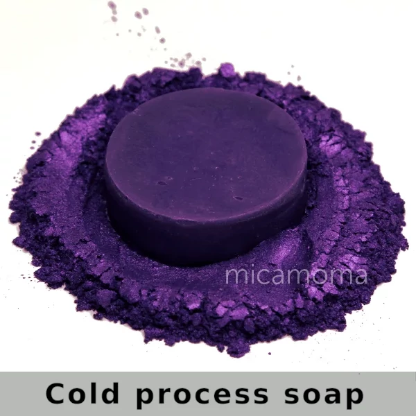 Blackberry Purple Mica Powder in Soap
