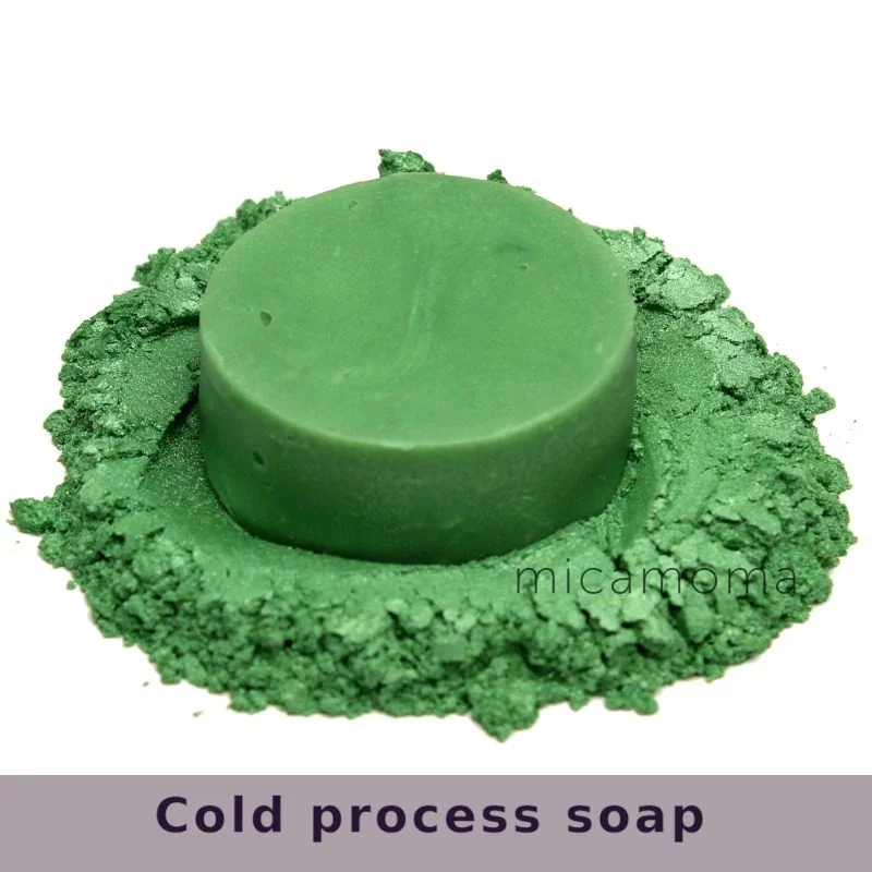 Ferne Verde Green Mica Powder in Soap