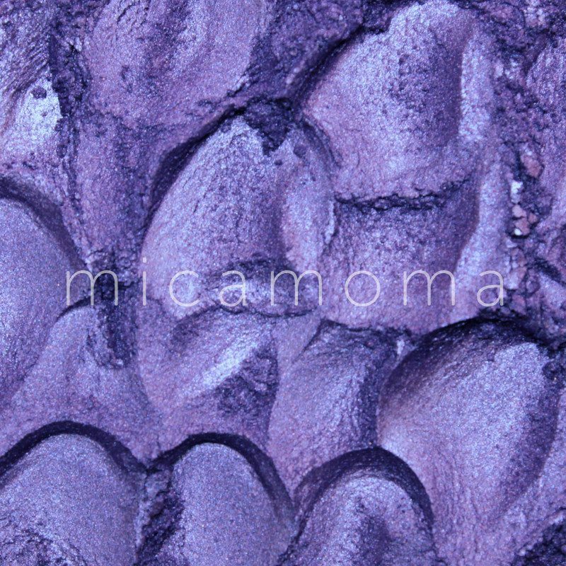 Satin Violet Purple Mica Powder in Soap