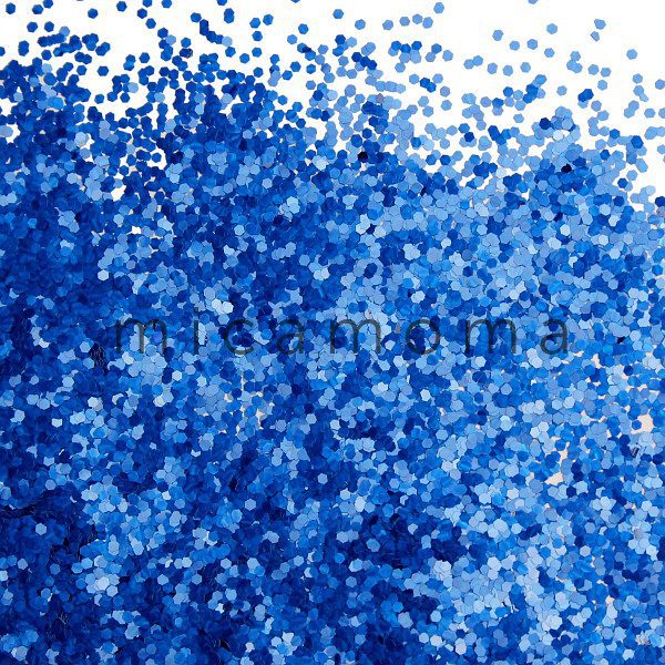 Cobalt Blue Matte Glitter