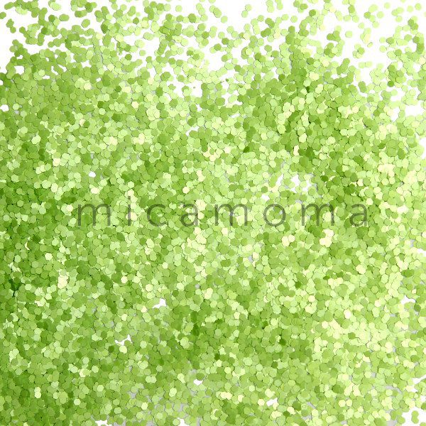 Lime Green Matte Glitter