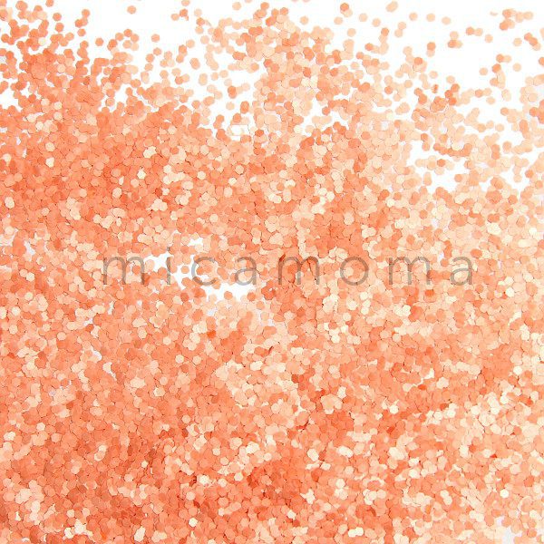 Summer Orange Matte Glitter