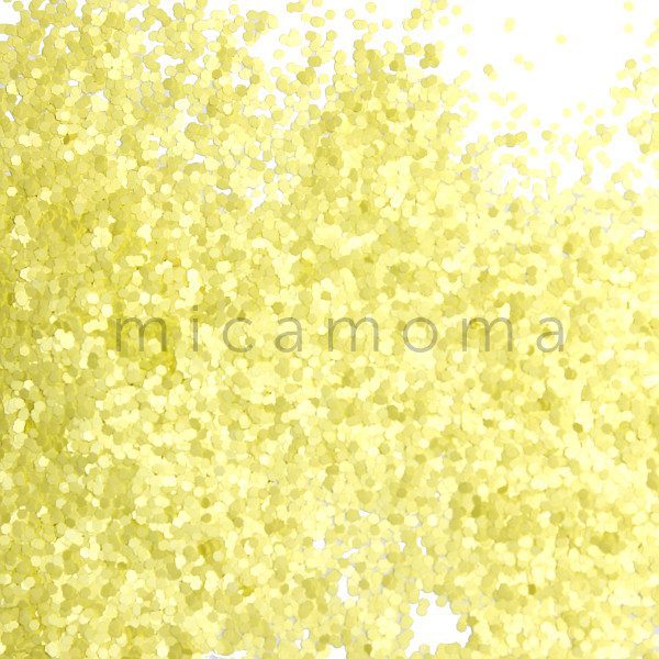 Lemon Yellow Matte Glitter