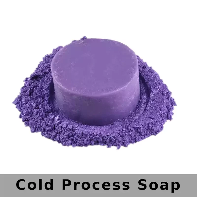 Parma Violet Synthetic Mica Powder in Soap