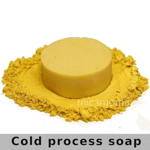 Buttercup Yellow Mica Powder in Soap