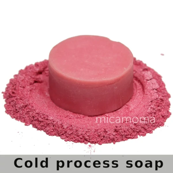 Oyster Pink Mica Powder in Soap