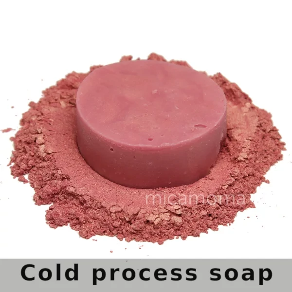 Red merlot mica powder for soap