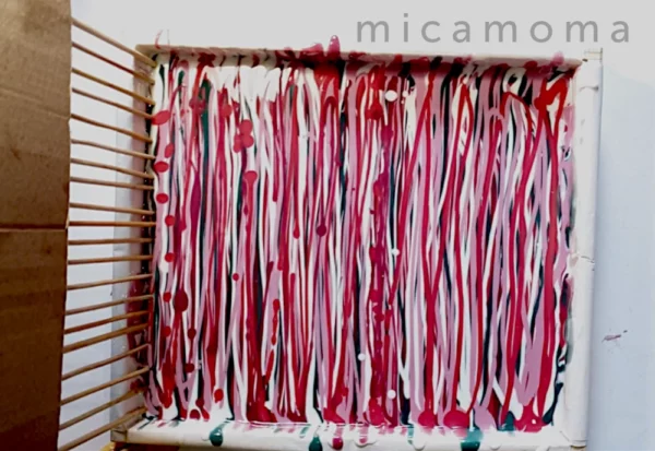 mint soap marble swirl8 600x413 - Minty Marble Swirl Tutorial - Cold Process Soap