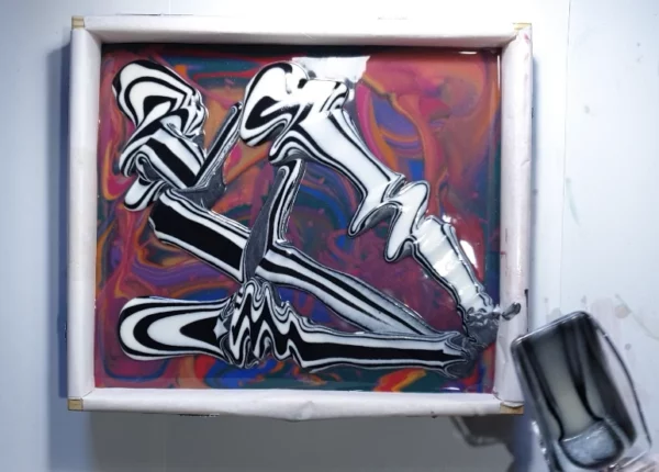 dustpanswirlsoap slab12 600x430 - The Ultimate Mini Dustpan Cold Process Soap Technique