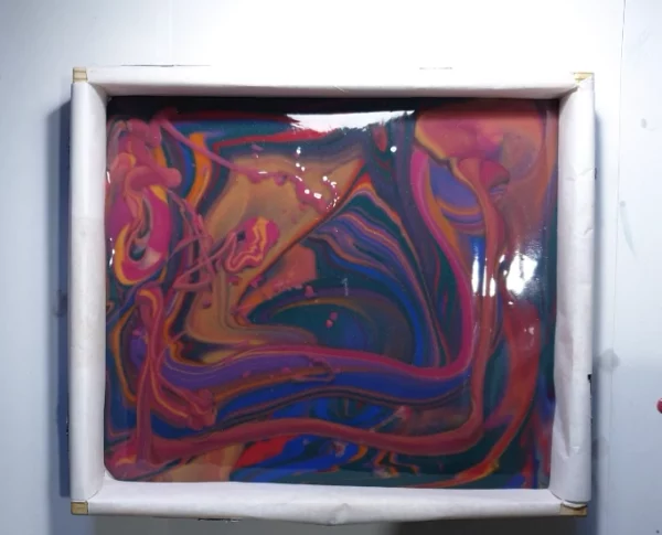 dustpanswirlsoap slab3 600x485 - The Ultimate Mini Dustpan Cold Process Soap Technique