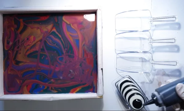 dustpanswirlsoap slab7 600x363 - The Ultimate Mini Dustpan Cold Process Soap Technique