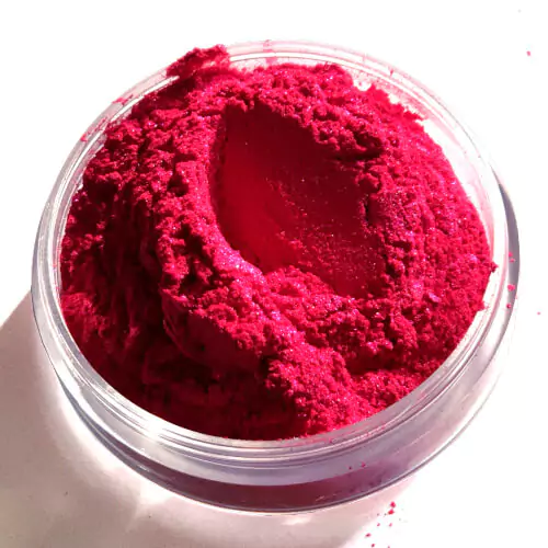 red cosmetic mica powder