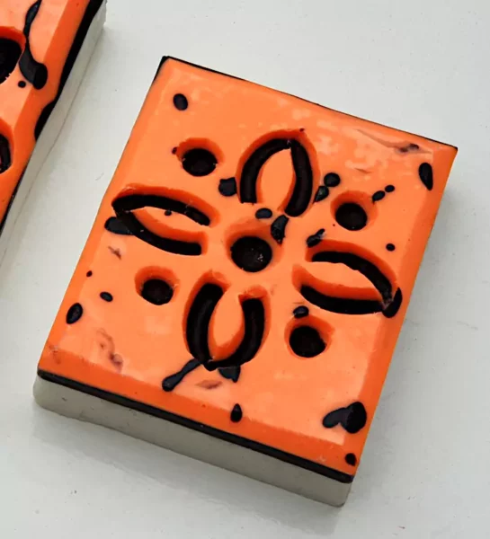soap bar with 4 petals carving 545x600 - How to Carve Soap - A Guide