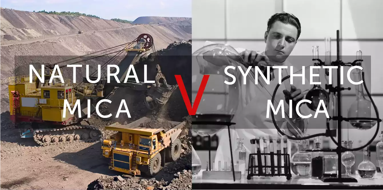 natural mica vs synthetic mica