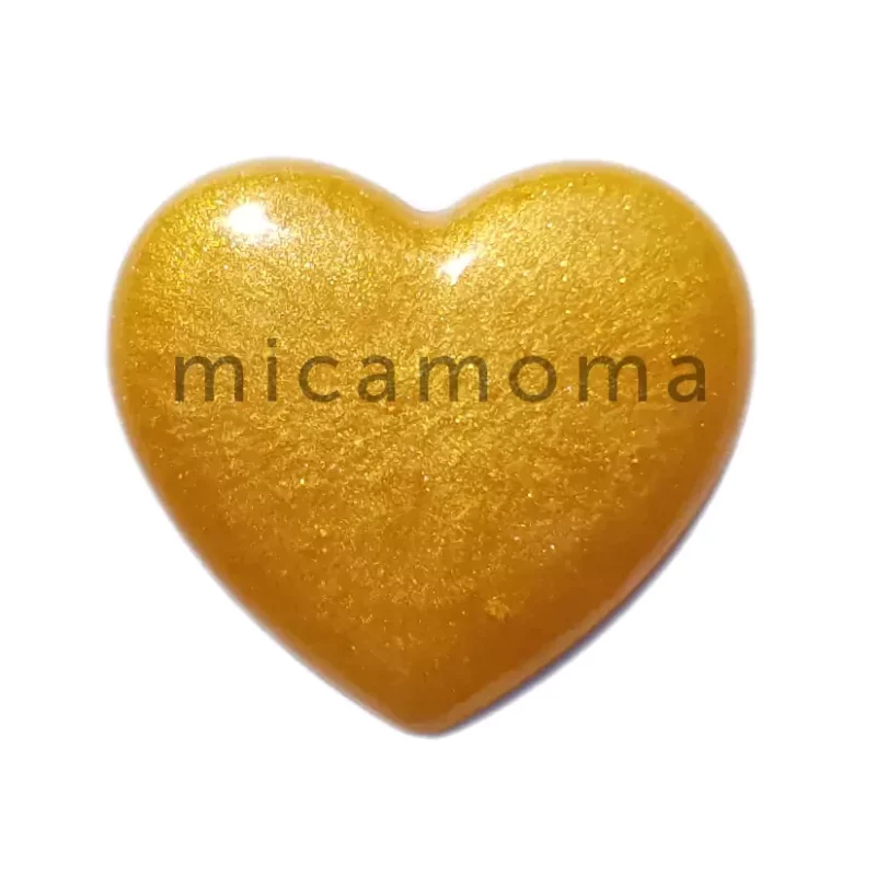 Buttercup Yellow Mica Powder in Epoxy Resin