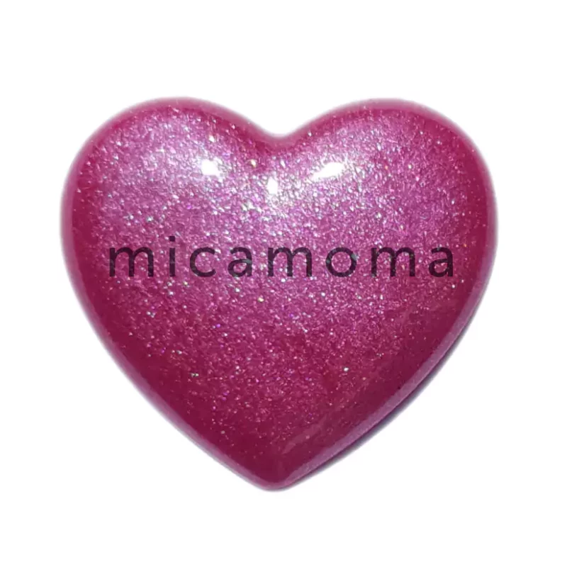 Shimmer Pink Mica Powder in Epoxy Resin