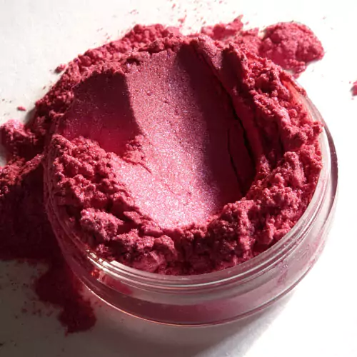 candy pink mica powder