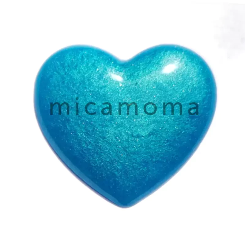 Ocean Blue Mica Powder in Epoxy Resin